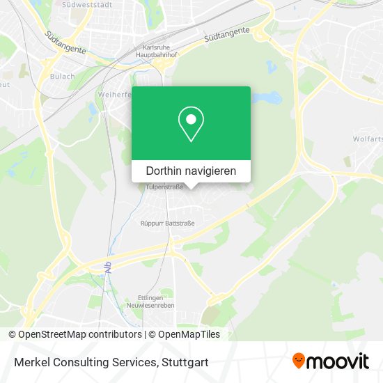 Merkel Consulting Services Karte