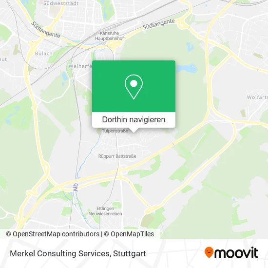 Merkel Consulting Services Karte