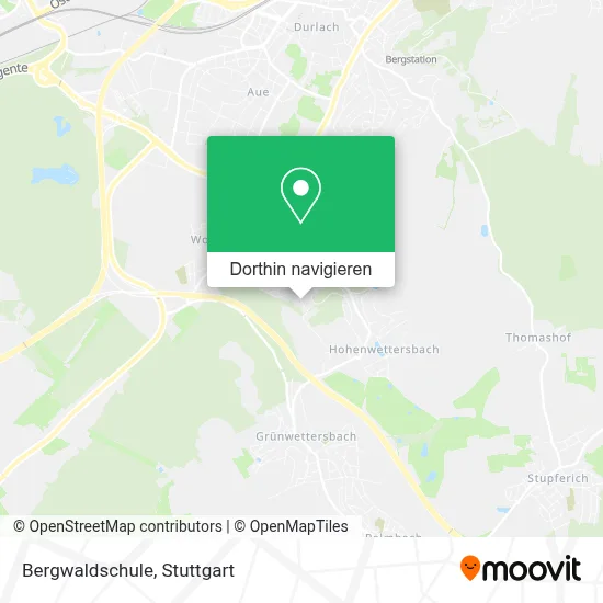 Bergwaldschule Karte