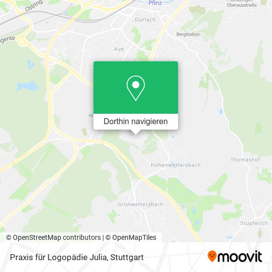 Praxis für Logopädie Julia Karte