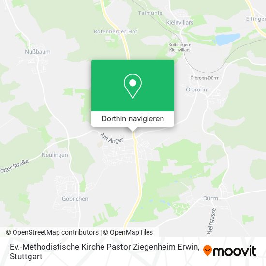 Ev.-Methodistische Kirche Pastor Ziegenheim Erwin Karte
