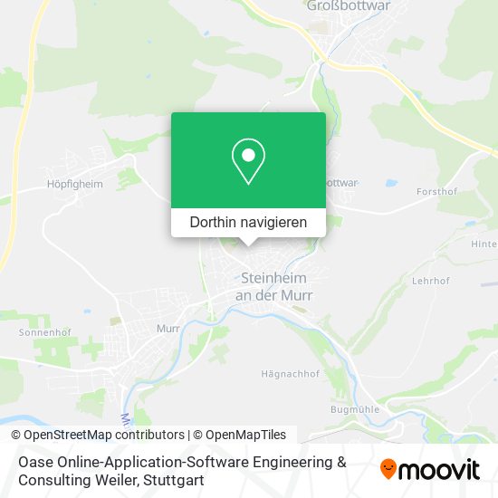 Oase Online-Application-Software Engineering & Consulting Weiler Karte