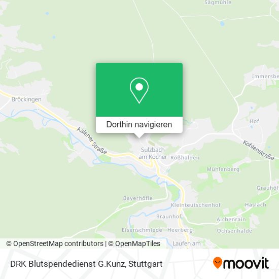 DRK Blutspendedienst G.Kunz Karte