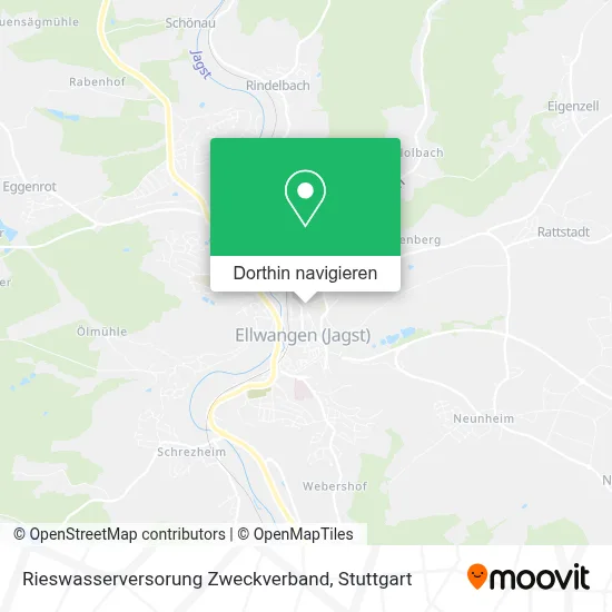 Rieswasserversorung Zweckverband Karte