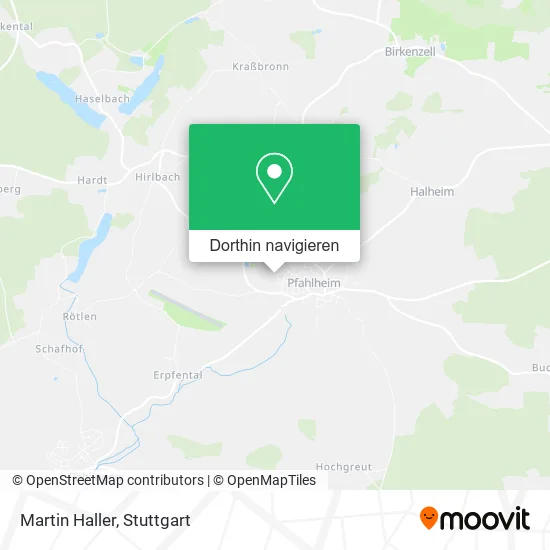 Martin Haller Karte