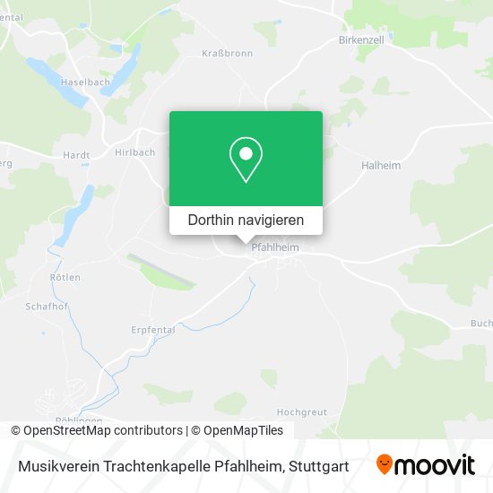 Musikverein Trachtenkapelle Pfahlheim Karte
