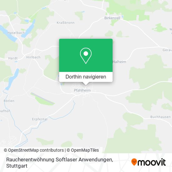 Raucherentwöhnung Softlaser Anwendungen Karte