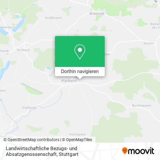 Landwirtschaftliche Bezugs- und Absatzgenossenschaft Karte