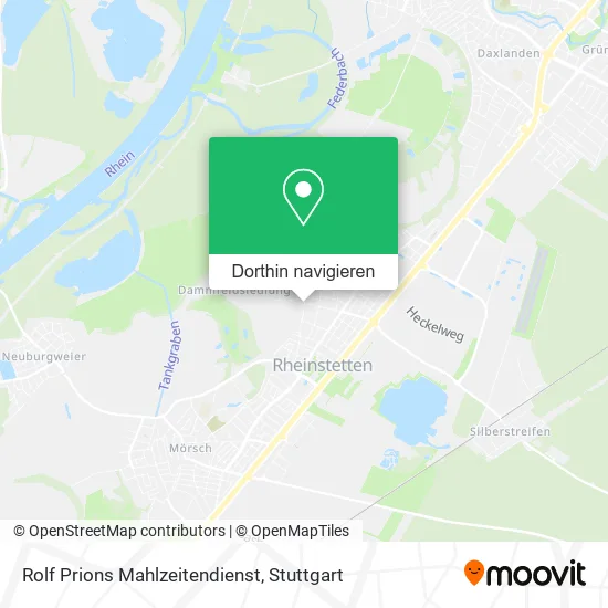 Rolf Prions Mahlzeitendienst Karte