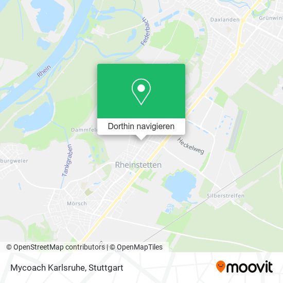 Mycoach Karlsruhe Karte