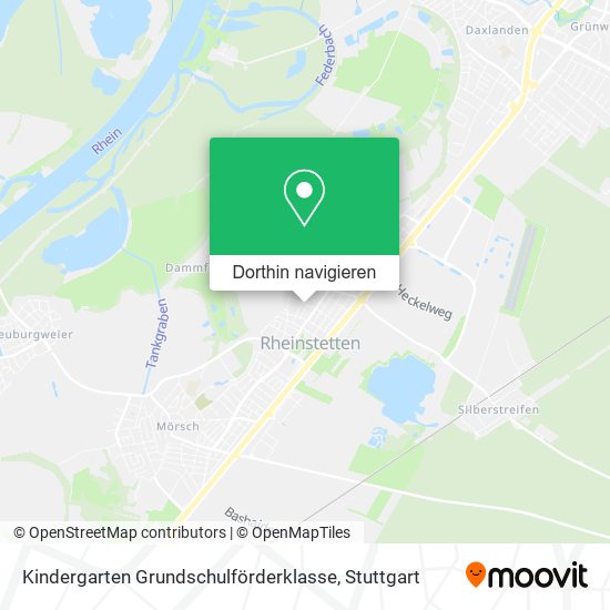 Kindergarten Grundschulförderklasse Karte