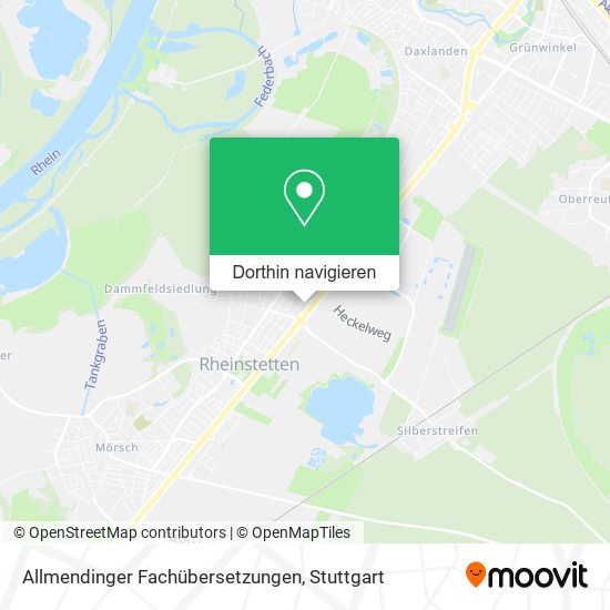 Allmendinger Fachübersetzungen Karte