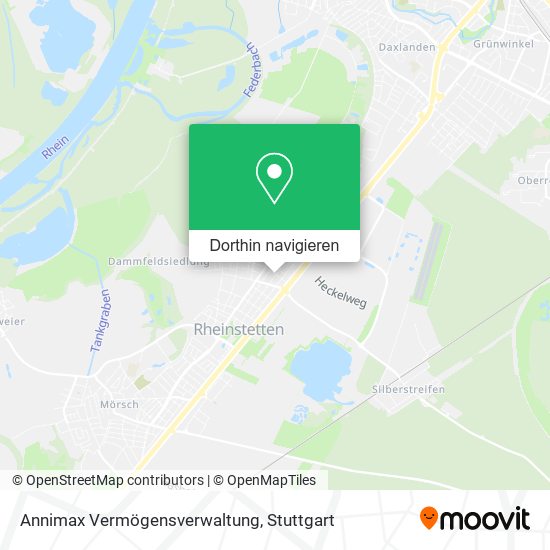 Annimax Vermögensverwaltung Karte