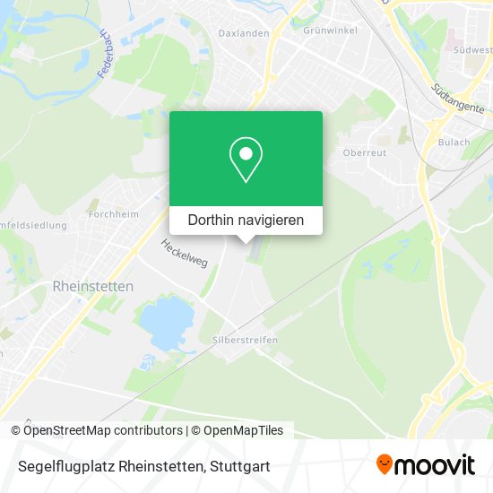 Segelflugplatz Rheinstetten Karte