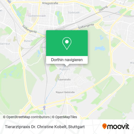Tierarztpraxis Dr. Christine Kobelt Karte