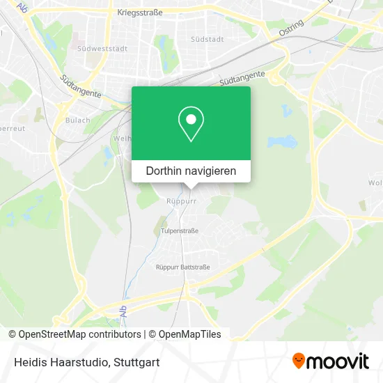 Heidis Haarstudio Karte