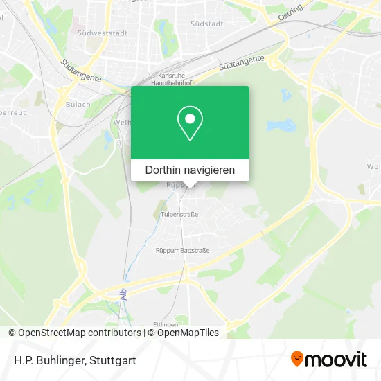 H.P. Buhlinger Karte