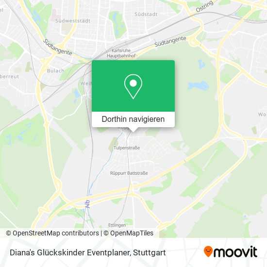 Diana's Glückskinder Eventplaner Karte