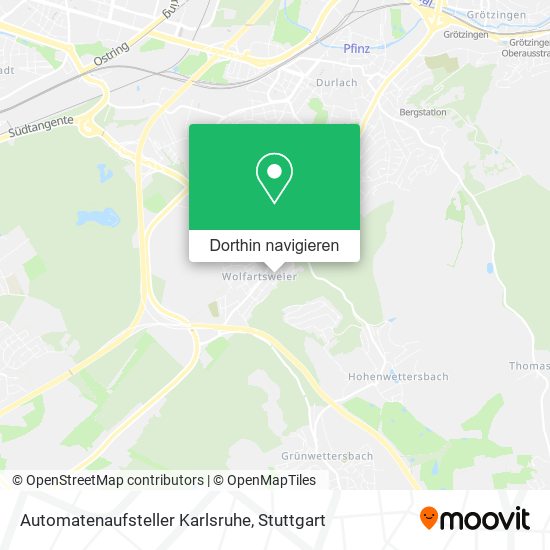 Automatenaufsteller Karlsruhe Karte