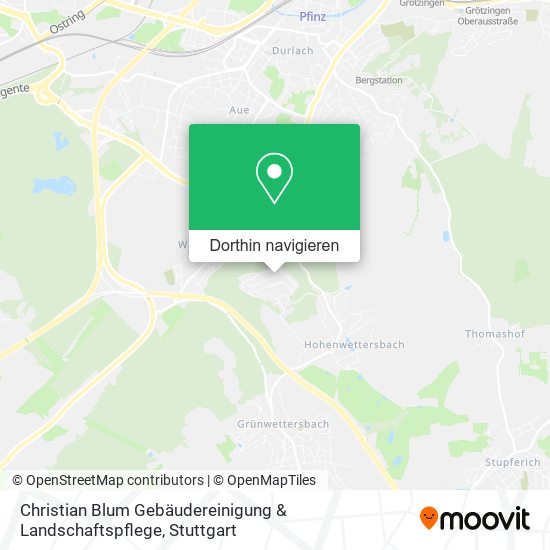 Christian Blum Gebäudereinigung & Landschaftspflege Karte