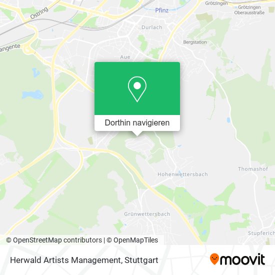 Herwald Artists Management Karte