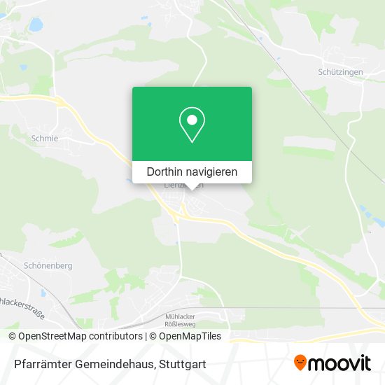 Pfarrämter Gemeindehaus Karte