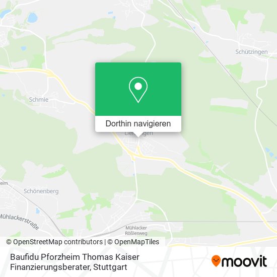 Baufidu Pforzheim Thomas Kaiser Finanzierungsberater Karte