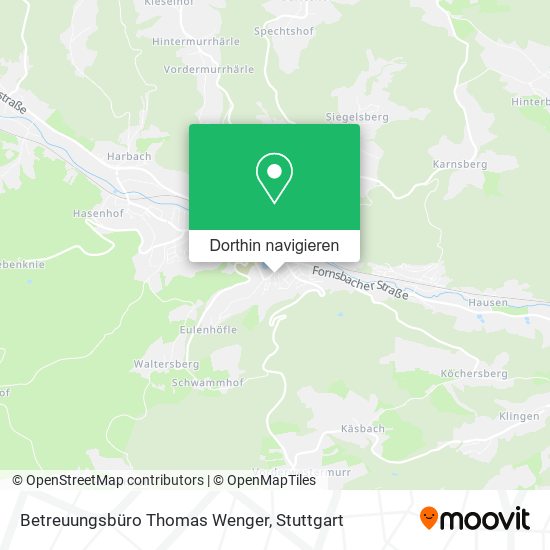 Betreuungsbüro Thomas Wenger Karte