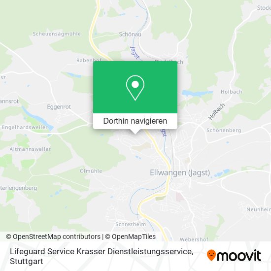 Lifeguard Service Krasser Dienstleistungsservice Karte