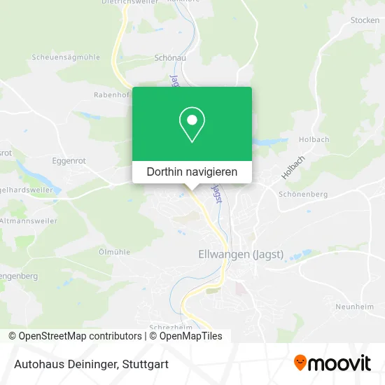 Autohaus Deininger Karte