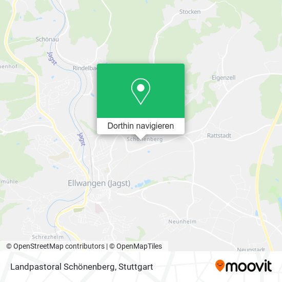 Landpastoral Schönenberg Karte