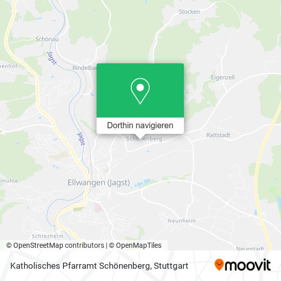Katholisches Pfarramt Schönenberg Karte