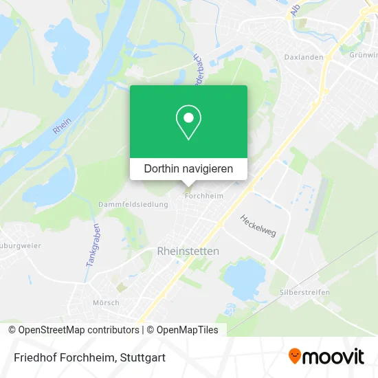 Friedhof Forchheim Karte