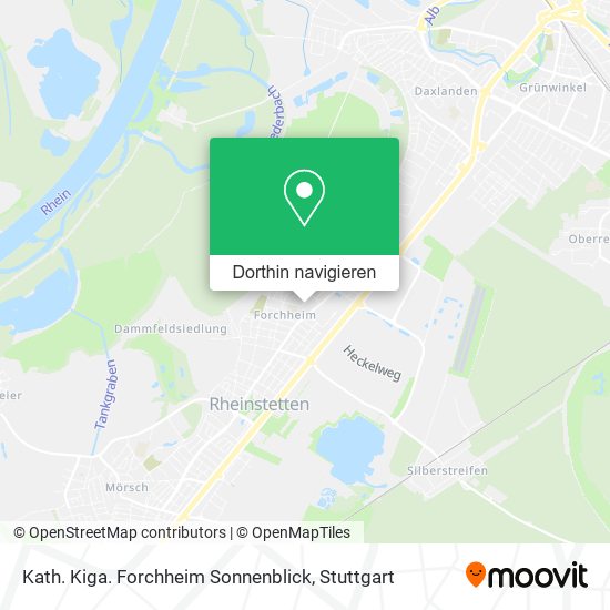 Kath. Kiga. Forchheim Sonnenblick Karte