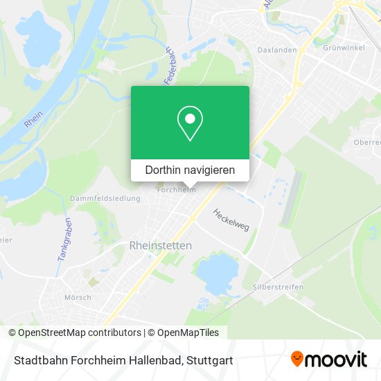 Stadtbahn Forchheim Hallenbad Karte