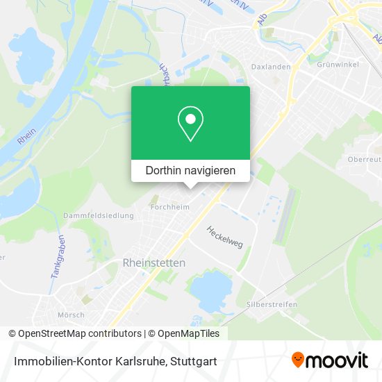 Immobilien-Kontor Karlsruhe Karte