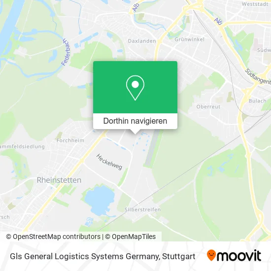 Gls General Logistics Systems Germany Karte