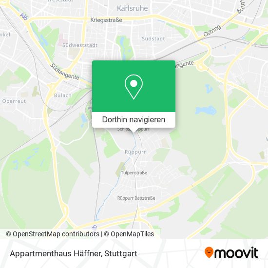 Appartmenthaus Häffner Karte