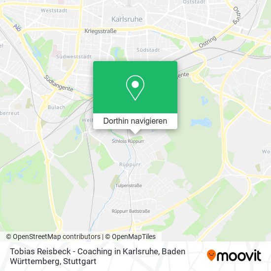 Tobias Reisbeck - Coaching in Karlsruhe, Baden Württemberg Karte