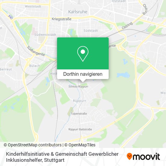 Kinderhilfsinitiative & Gemeinschaft Gewerblicher Inklusionshelfer Karte