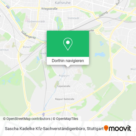Sascha Kadelke Kfz-Sachverständigenbüro Karte
