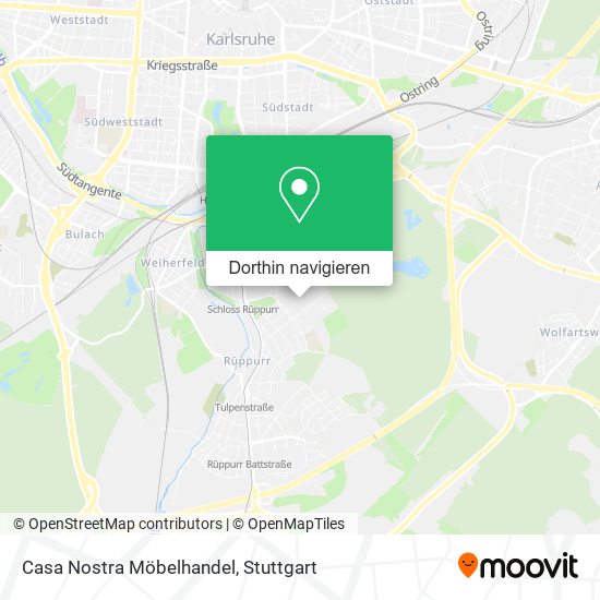 Casa Nostra Möbelhandel Karte