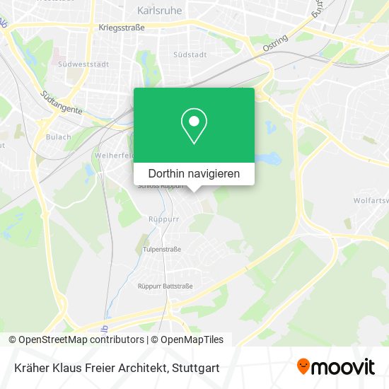 Kräher Klaus Freier Architekt Karte