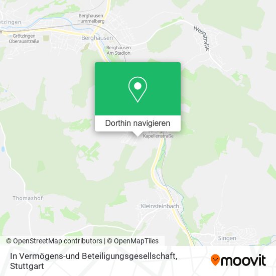In Vermögens-und Beteiligungsgesellschaft Karte