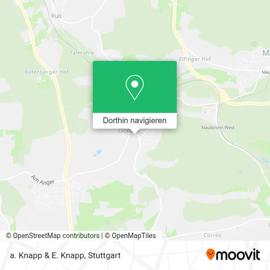 a. Knapp & E. Knapp Karte