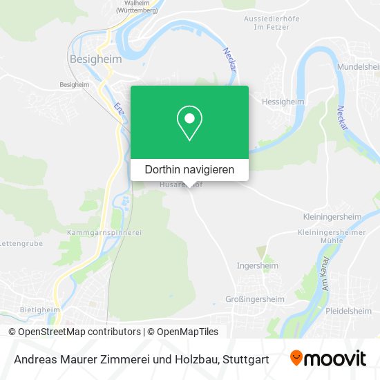 Andreas Maurer Zimmerei und Holzbau Karte