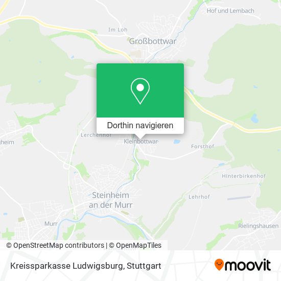 Kreissparkasse Ludwigsburg Karte