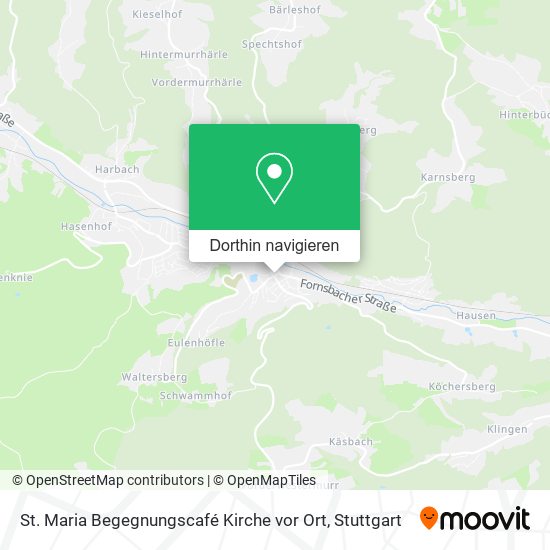 St. Maria Begegnungscafé Kirche vor Ort Karte