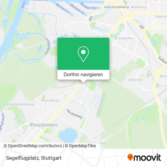 Segelflugplatz Karte