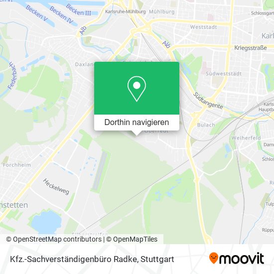 Kfz.-Sachverständigenbüro Radke Karte